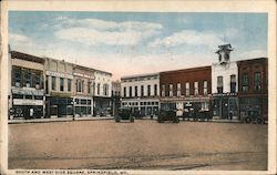 South and West Side Square Springfield, MO Postcard Postcard Postcard