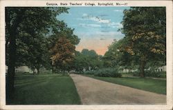 Campus, State Teachers' College Springfield, MO Postcard Postcard Postcard