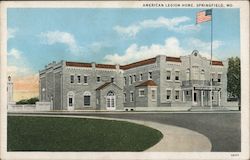 American Legion Home Postcard