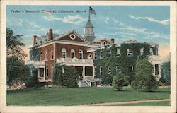 Parker's Memorial Hospital Postcard