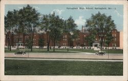 Springfield HIgh School Postcard