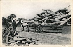 Loading Beans, Frank Phillips Ranch Bartlesville, OK Postcard Postcard Postcard