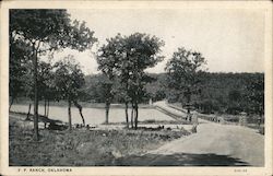 Road to Frank Phillips Ranch Postcard