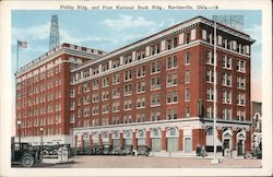 Phillip Building and First National Bank Building Postcard