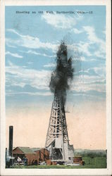 Shooting an Oil Well Postcard