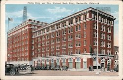 Phillip Bldg. and First National Bank Bldg. Postcard