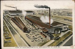 Plant St. Louis Frog & Switch Co. 6650 Easton Ave. Postcard