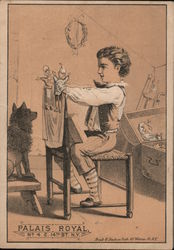 Palais Royal: Important Sale of Kid Gloves Trade Cards Trade Card Trade Card Trade Card