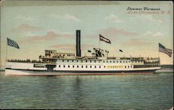 Steamer Vermont, Lake Champlain Postcard