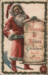 Proclamation A Happy Christmas To All Of You Postcard