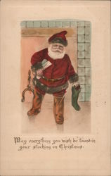 May Everything You Wish Be Found In Your Stocking This Christmas Postcard