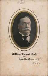 William Howard Taft for President Postcard