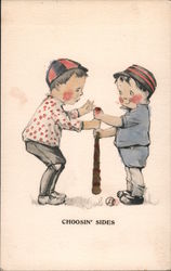 "Choosin' Sides" for Baseball Postcard