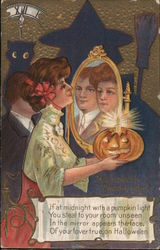 Halloween Precautions Postcard