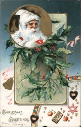 Christmas Greetings Postcard