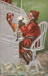 A Merry Christmas Santa Claus Postcard Postcard Postcard