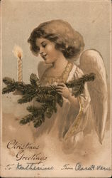 Christmas Greetings Postcard