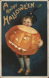 A Happy Halloween Postcard