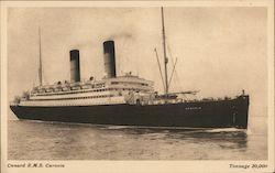 Cunard RMS Caronia - Tonnage 20,000 Postcard