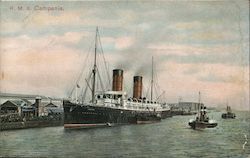 R.M.S. Campania Steamers Postcard Postcard Postcard