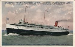 The Steamship "Juanita" Steamers Postcard Postcard Postcard