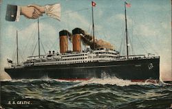 S.S. Celtic Postcard