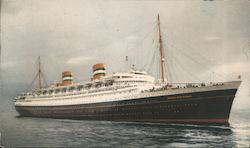 S.S. Nieuw Amsterdam Postcard