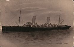 :"Lucania" (Cunard) Postcard