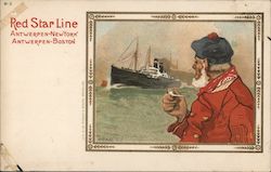 Red Star Line Antwerpen-New York Antwerpen-Boston Postcard Postcard Postcard