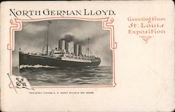 North German Lloyd: Express SS Kaiser Wilhelm der Grosse Postcard