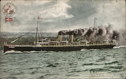 S.S. Cambria Holyhead & Dublin Service Quickest Route, London, Birmingham, Manchester & Dublin Steamers Postcard Postcard Postcard