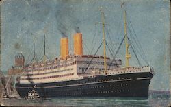 Canadian Pacific Steamships S.S. Empress Of Scotland - Gross Tonnage= 25,160 Steamers Postcard Postcard Postcard