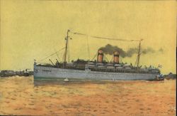 Lloyd Royal Hollandais: SS Orania, Amsterdam Postcard