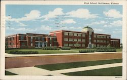 High School McPherson, KS Postcard Postcard Postcard