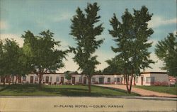 Hi-Plains Motel Postcard