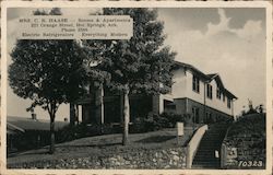 Mrs. C.R. Haase, Rooms & Apartments Hot Springs, AR Postcard Postcard Postcard