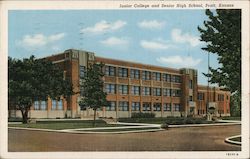 Junior College and Senior High School Postcard