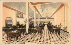 Michealis Cafeteria Tulsa, OK Postcard Postcard Postcard