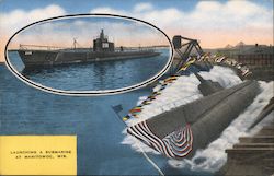 Launching a Submarine Postcard