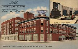 Hotel Jefferson Davis Postcard