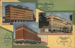 Hotels with a Year 'Round Rate Postcard