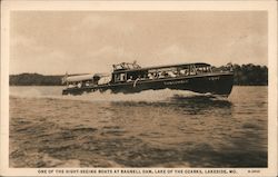 One of the Sight-seeing Boats at Bagnell Dam Postcard