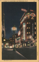 A Night in Chinatown Postcard