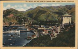 Avalon and Bay from the Chimes Tower Postcard