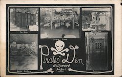 Pirates' Den Hollywood, CA Postcard Postcard Postcard