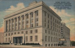 Home State Life Insurance Company Building and Theater Postcard