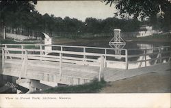 View in Forest Park Atchison, KS Postcard Postcard Postcard