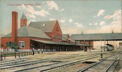 Union Depot Atchison, KS Postcard Postcard Postcard