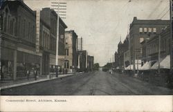 Commerical Street Atchison, KS Postcard Postcard Postcard