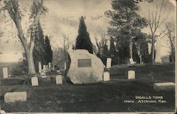 Ingalls Tomb Atchison, KS Postcard Postcard Postcard